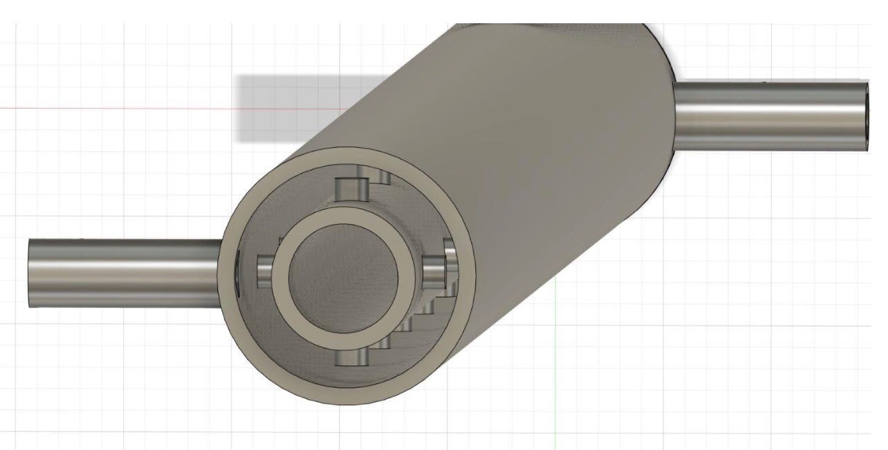 Radial Pin Heat Exchanger CAD